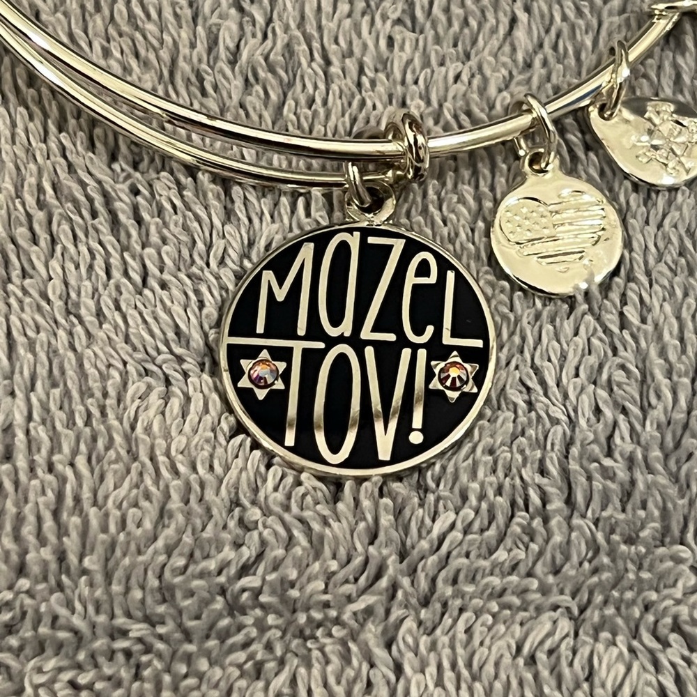 Alex and Ani Mazel Tov charm bracelate - Picture 2 of 13
